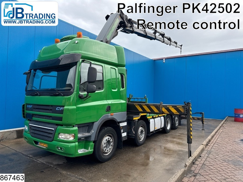 DAF CF 410 8x2, EURO 5, Palfinger, Remote, Retarder - 栏板式/ 平板卡车, 起重车:图1 DAF CF 410 8x2, EURO 5, Palfinger, Remote, Retarder - 栏板式/ 平板卡车, 起重车:图1