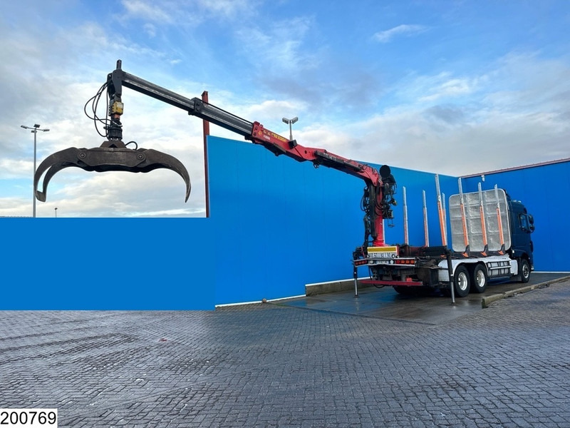 DAF XF 530 6x4, Wood transport, Retarder, Loglift ET450 - 木材运输车, 起重车:图4 DAF XF 530 6x4, Wood transport, Retarder, Loglift ET450 - 木材运输车, 起重车:图4