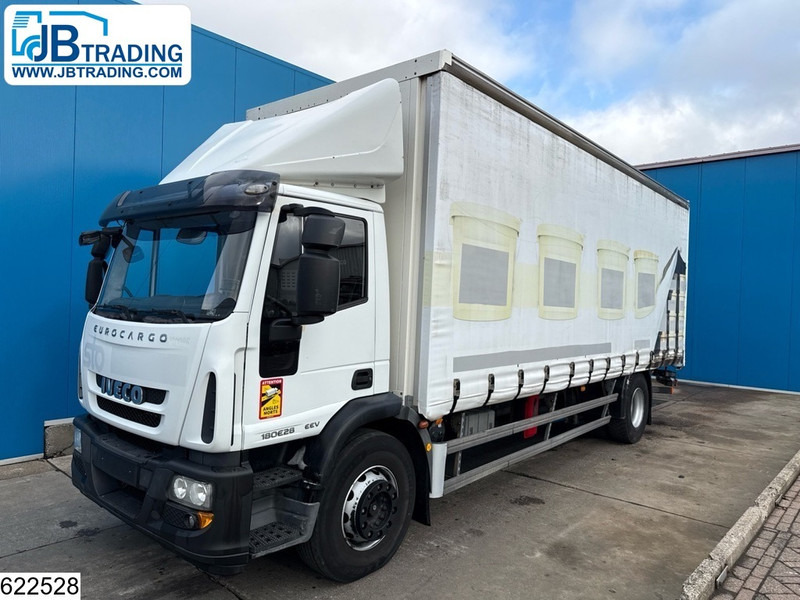 Iveco Eurocargo 180E28 EURO 5 EEV, Dhollandia - 侧帘卡车:图1 Iveco Eurocargo 180E28 EURO 5 EEV, Dhollandia - 侧帘卡车:图1