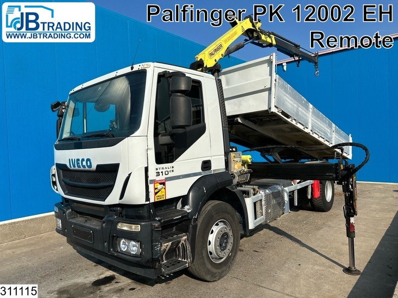 Iveco Stralis 310 EURO 6, Palfinger, Remote, Steel - 翻斗车, 起重车:图1 Iveco Stralis 310 EURO 6, Palfinger, Remote, Steel - 翻斗车, 起重车:图1