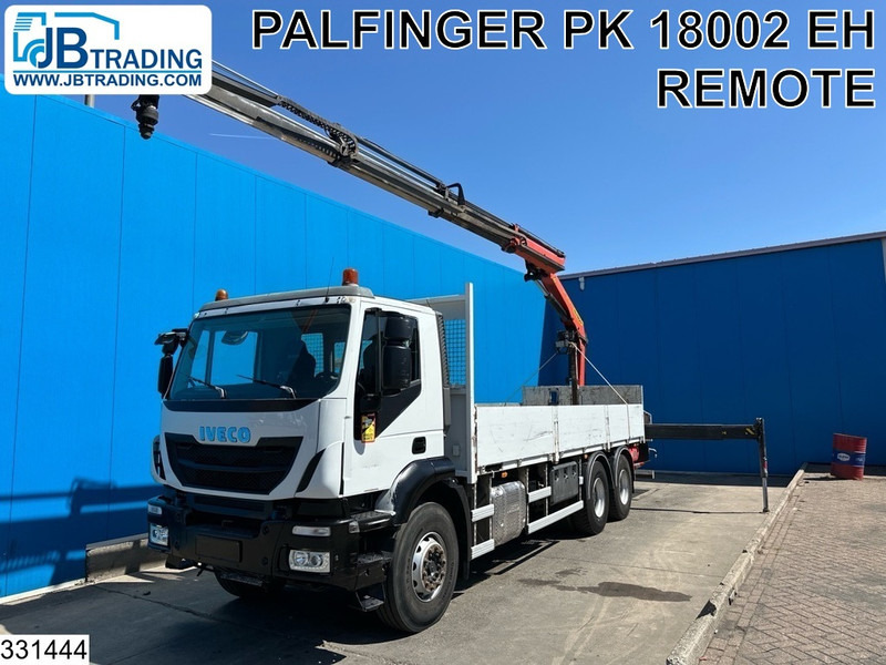 Iveco Trakker 360 6X4, EURO 6, Steel suspension, Palfinger - 栏板式/ 平板卡车, 起重车:图1 Iveco Trakker 360 6X4, EURO 6, Steel suspension, Palfinger - 栏板式/ 平板卡车, 起重车:图1