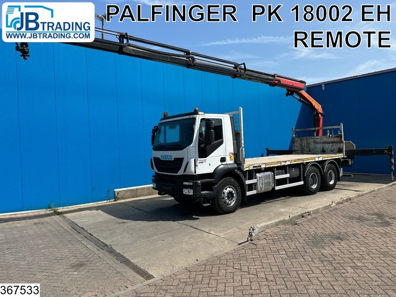 Iveco Trakker 410 6X4, EURO 6, Retarder, Palfinger - 栏板式/ 平板卡车, 起重车:图1 Iveco Trakker 410 6X4, EURO 6, Retarder, Palfinger - 栏板式/ 平板卡车, 起重车:图1