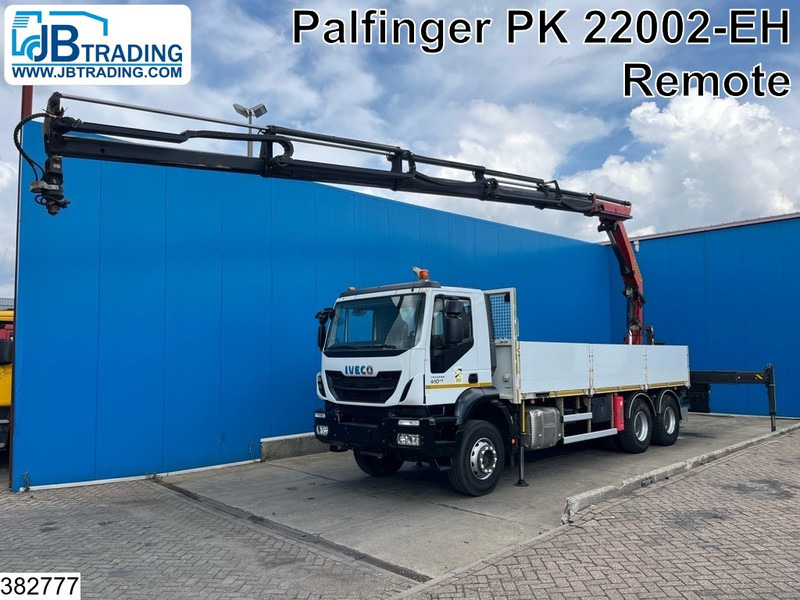 Iveco Trakker 410 6x4, EURO 6, Retarder, Palfinger, Remote - 栏板式/ 平板卡车, 起重车:图1 Iveco Trakker 410 6x4, EURO 6, Retarder, Palfinger, Remote - 栏板式/ 平板卡车, 起重车:图1