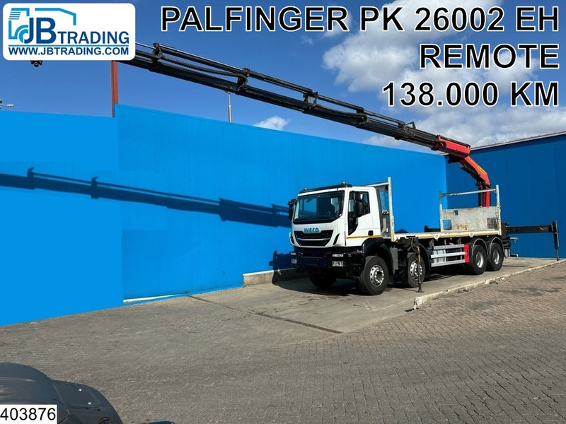 Iveco X-Way 360 8x4, EURO 6, Palfinger, Remote, Steel suspenion - 栏板式/ 平板卡车, 起重车:图1 Iveco X-Way 360 8x4, EURO 6, Palfinger, Remote, Steel suspenion - 栏板式/ 平板卡车, 起重车:图1