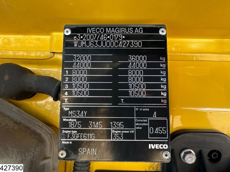 栏板式/ 平板卡车, 起重车 Iveco X-Way 480 8X4, EURO 6D, Retarder, Palfinger：图7