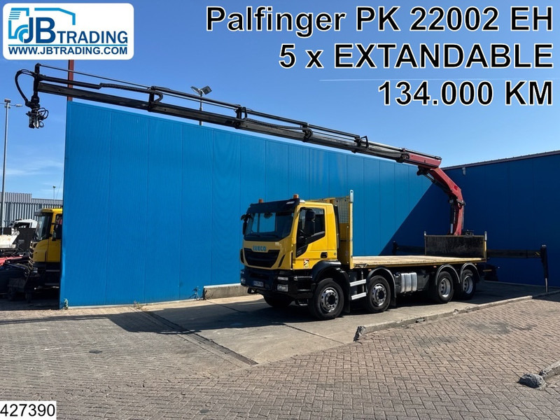 Iveco X-Way 480 8X4, EURO 6D, Retarder, Palfinger - 栏板式/ 平板卡车, 起重车:图1 Iveco X-Way 480 8X4, EURO 6D, Retarder, Palfinger - 栏板式/ 平板卡车, 起重车:图1