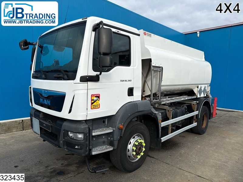 MAN TGM 18 340 4x4, EURO 6, 10500 Liter, 4 Comp. - 罐车:图1 MAN TGM 18 340 4x4, EURO 6, 10500 Liter, 4 Comp. - 罐车:图1