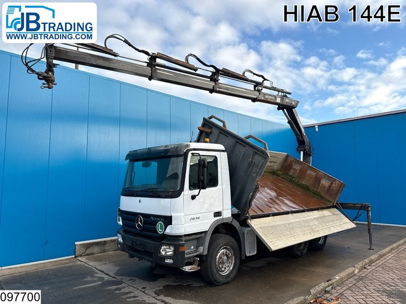 Mercedes-Benz Actros 2636 6x4, EURO 3, HIAB, Telligent 16 - 翻斗车, 起重车:图1 Mercedes-Benz Actros 2636 6x4, EURO 3, HIAB, Telligent 16 - 翻斗车, 起重车:图1