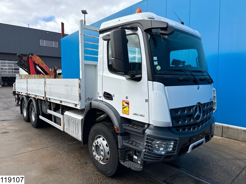 Mercedes-Benz Arocs 2636 6x4, EURO 6, Palfinger, Leaf suspension - 栏板式/ 平板卡车, 起重车:图3 Mercedes-Benz Arocs 2636 6x4, EURO 6, Palfinger, Leaf suspension - 栏板式/ 平板卡车, 起重车:图3