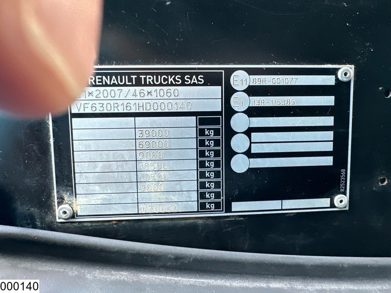 Renault C 430 8X4, EURO 6, HIAB, Remote - 栏板式/ 平板卡车, 起重车:图5 Renault C 430 8X4, EURO 6, HIAB, Remote - 栏板式/ 平板卡车, 起重车:图5