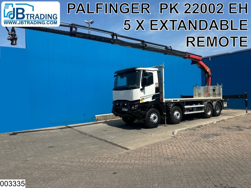 Renault C 430 8X4, EURO 6, Steel suspension, Palfinger - 栏板式/ 平板卡车, 起重车:图1 Renault C 430 8X4, EURO 6, Steel suspension, Palfinger - 栏板式/ 平板卡车, 起重车:图1