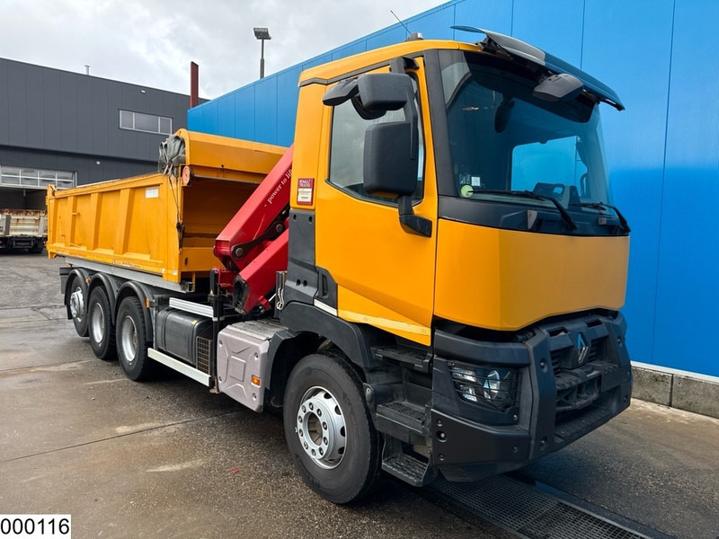 Renault C 430 8x4, EURO 6, HMF, Garnier - 翻斗车, 起重车:图3 Renault C 430 8x4, EURO 6, HMF, Garnier - 翻斗车, 起重车:图3