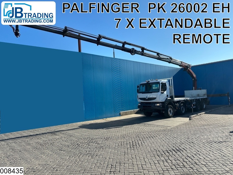 Renault Kerax 430 Dxi 8x4, EURO 5, Palfinger, Remote, Steel suspenion - 栏板式/ 平板卡车, 起重车:图1 Renault Kerax 430 Dxi 8x4, EURO 5, Palfinger, Remote, Steel suspenion - 栏板式/ 平板卡车, 起重车:图1
