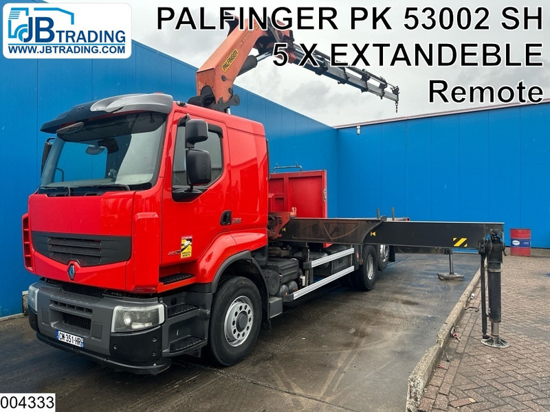 Renault Lander 460 DXI 6 X 4 HYDRO, EURO 5, Palfinger - 栏板式/ 平板卡车, 起重车:图1 Renault Lander 460 DXI 6 X 4 HYDRO, EURO 5, Palfinger - 栏板式/ 平板卡车, 起重车:图1