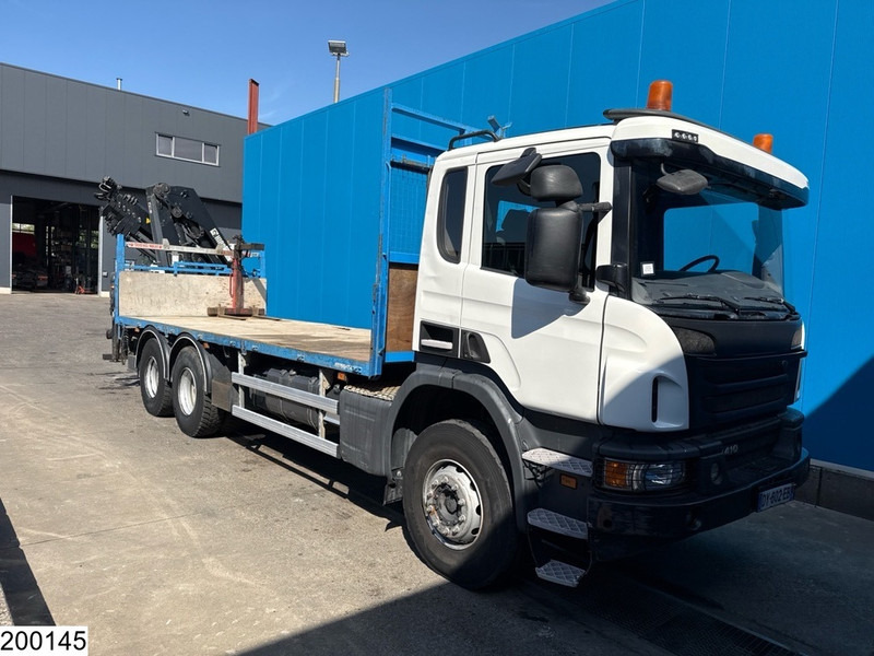 Scania P 410 6x4, EURO 6, Retarder, HIAB, Remote - 栏板式/ 平板卡车, 起重车:图4 Scania P 410 6x4, EURO 6, Retarder, HIAB, Remote - 栏板式/ 平板卡车, 起重车:图4