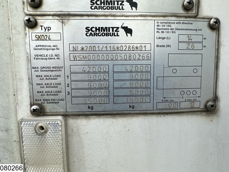 Schmitz Cargobull Koel vries Carrier Vector 1550, Dhollandia - 冷藏半拖车:图4 Schmitz Cargobull Koel vries Carrier Vector 1550, Dhollandia - 冷藏半拖车:图4