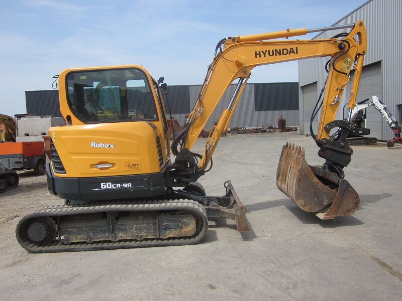 HYUNDAÏ ROBEX 60 CR-9A - 履带式挖掘机:图1 HYUNDAÏ ROBEX 60 CR-9A - 履带式挖掘机:图1