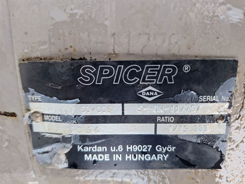 Atlas 65-Spicer Dana 315/111/50-8006364-Axle/Achse/As - 轴及其零件 适用于 建筑机械:图4 Atlas 65-Spicer Dana 315/111/50-8006364-Axle/Achse/As - 轴及其零件 适用于 建筑机械:图4