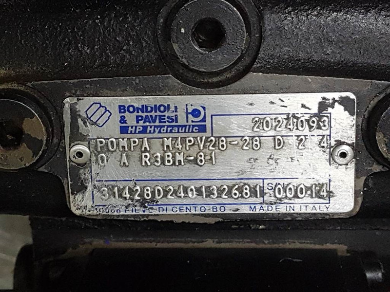 Giant - Bondioli & Pavesi M4PV28-28-Drive pump repair - 液压系统 适用于 建筑机械:图5 Giant - Bondioli & Pavesi M4PV28-28-Drive pump repair - 液压系统 适用于 建筑机械:图5