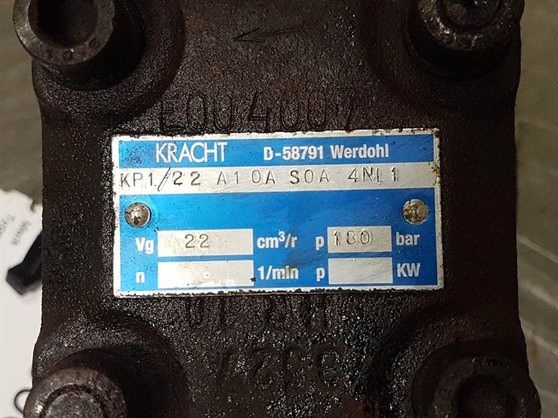 Kracht KP1/22A10AS0A - Gearpump/Zahnradpumpe - 液压系统 适用于 建筑机械:图4 Kracht KP1/22A10AS0A - Gearpump/Zahnradpumpe - 液压系统 适用于 建筑机械:图4