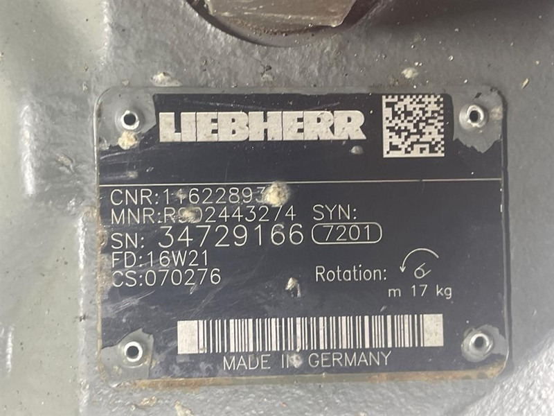 Liebherr A924C-11622893-Rexroth A10VO28-Load sensing pump - 液压系统 适用于 建筑机械:图5 Liebherr A924C-11622893-Rexroth A10VO28-Load sensing pump - 液压系统 适用于 建筑机械:图5