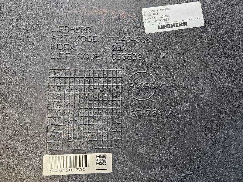 Liebherr LH40M-11404309-Hood/Haube/Kap contragewicht - 框架/ 底盘 适用于 建筑机械:图5 Liebherr LH40M-11404309-Hood/Haube/Kap contragewicht - 框架/ 底盘 适用于 建筑机械:图5