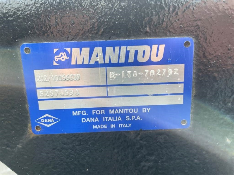 新的 轴及其零件 适用于 建筑机械 Manitou MLT1040-52574598-Spicer 212/10066639-Axle/Achse/As：图7