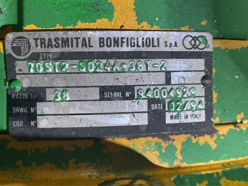 液压系统 适用于 建筑机械 Mecalac 11CX-Bonfiglioli 705T2-S024A*38T-2-Swing motor:图8 液压系统 适用于 建筑机械 Mecalac 11CX-Bonfiglioli 705T2-S024A*38T-2-Swing motor:图8