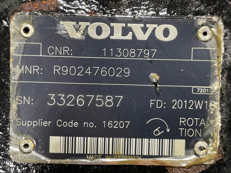 Volvo L50G-11308797-Rexroth A10VO60-Load sensing pump - 液压系统 适用于 建筑机械:图5 Volvo L50G-11308797-Rexroth A10VO60-Load sensing pump - 液压系统 适用于 建筑机械:图5