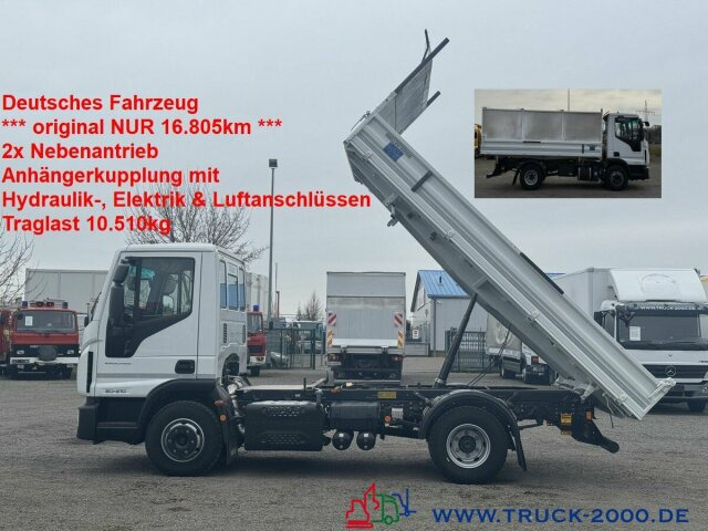 Iveco 80-210 Meiller 3 Seiten 3 Sitze AHK NUR 16 TKM - 翻斗车:图1 Iveco 80-210 Meiller 3 Seiten 3 Sitze AHK NUR 16 TKM - 翻斗车:图1