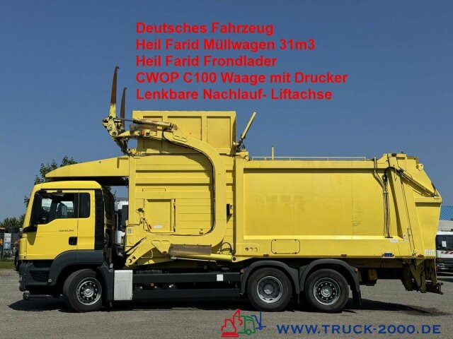 MAN TGS 26.360 Heil 31m3 Überkopf/ Frontlader Waage - 垃圾车:图1 MAN TGS 26.360 Heil 31m3 Überkopf/ Frontlader Waage - 垃圾车:图1
