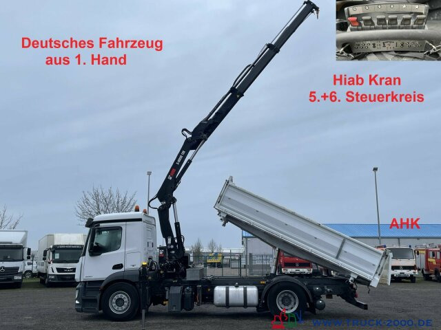 Mercedes-Benz Antos 1830 Hiab X-HIDUO138E2 Kran +FB 5+6 Kreis - 翻斗车, 起重车:图1 Mercedes-Benz Antos 1830 Hiab X-HIDUO138E2 Kran +FB 5+6 Kreis - 翻斗车, 起重车:图1