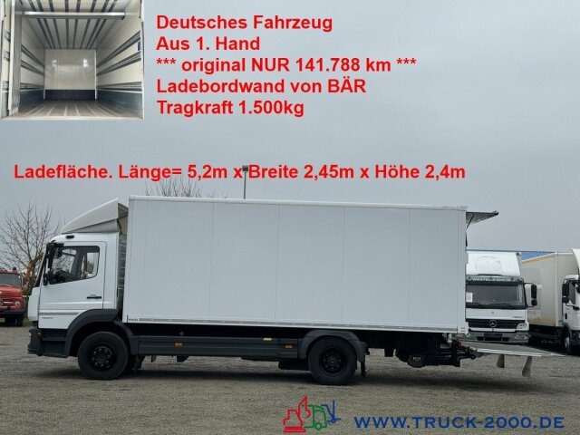 Mercedes-Benz Atego 1524 Koffer LBW BÄR 1.500 kg Kamera Klima - 厢式卡车:图1 Mercedes-Benz Atego 1524 Koffer LBW BÄR 1.500 kg Kamera Klima - 厢式卡车:图1