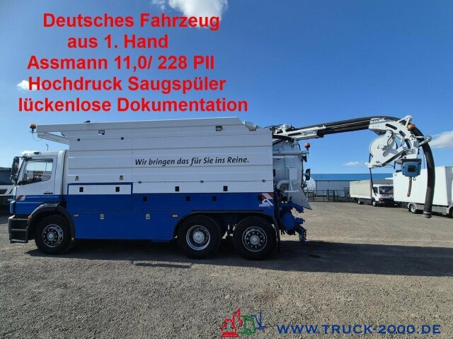 Mercedes-Benz Axor 2633 Hochdrucksaugspüler Assmann 9500 Liter - 真空车:图1 Mercedes-Benz Axor 2633 Hochdrucksaugspüler Assmann 9500 Liter - 真空车:图1