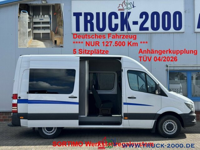 Mercedes-Benz Sprinter 314 Mixto 5Sitzer Sortimo Werkstattsyst - 无侧窗厢式货车:图1 Mercedes-Benz Sprinter 314 Mixto 5Sitzer Sortimo Werkstattsyst - 无侧窗厢式货车:图1
