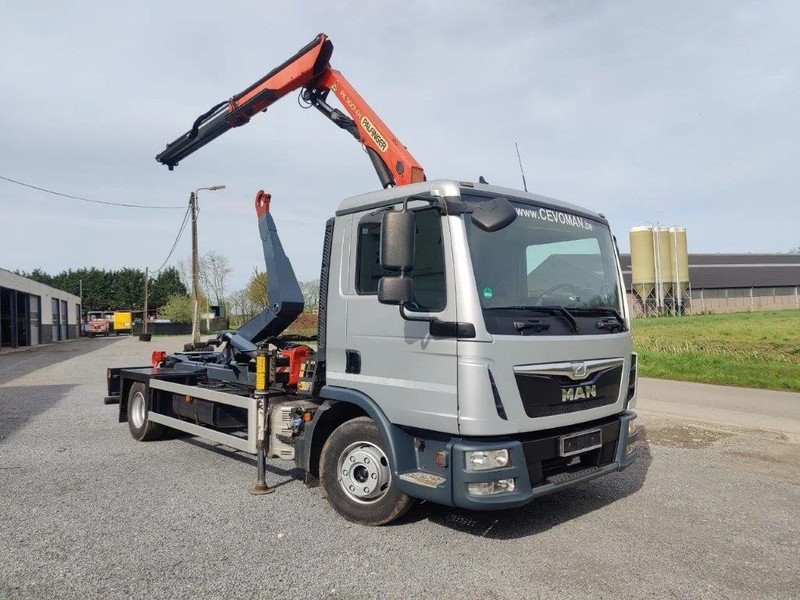 MAN TGL 12.250 Containersysteem met kraan Palfinger PK9001 + Remote - 吊钩升降车, 起重车:图2 MAN TGL 12.250 Containersysteem met kraan Palfinger PK9001 + Remote - 吊钩升降车, 起重车:图2