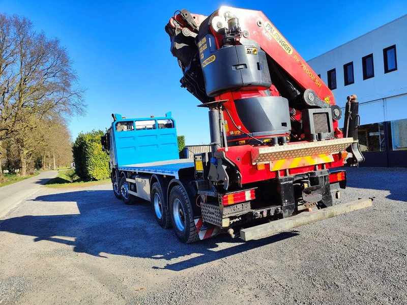 Mercedes-Benz Actros 4151 V8 8x4 Palfinger PK78002 + Flyjib PJ170 - 栏板式/ 平板卡车, 起重车:图4 Mercedes-Benz Actros 4151 V8 8x4 Palfinger PK78002 + Flyjib PJ170 - 栏板式/ 平板卡车, 起重车:图4