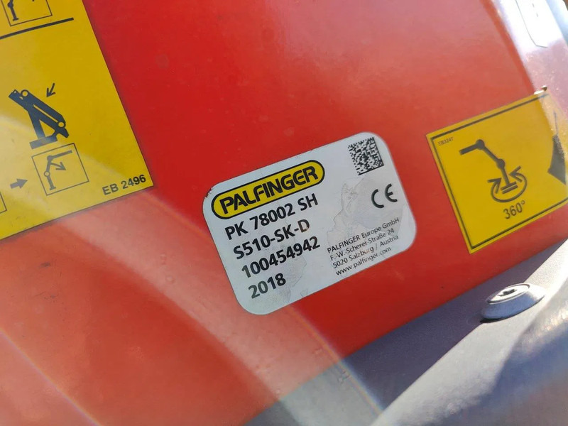 Mercedes-Benz Actros 4151 V8 8x4 Palfinger PK78002 - 起重车:图5 Mercedes-Benz Actros 4151 V8 8x4 Palfinger PK78002 - 起重车:图5