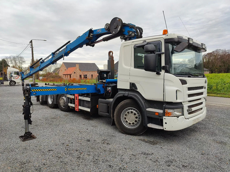 Scania P360 8x2 Tridem container Crane HIAB 244 - 吊钩升降车, 起重车:图1 Scania P360 8x2 Tridem container Crane HIAB 244 - 吊钩升降车, 起重车:图1