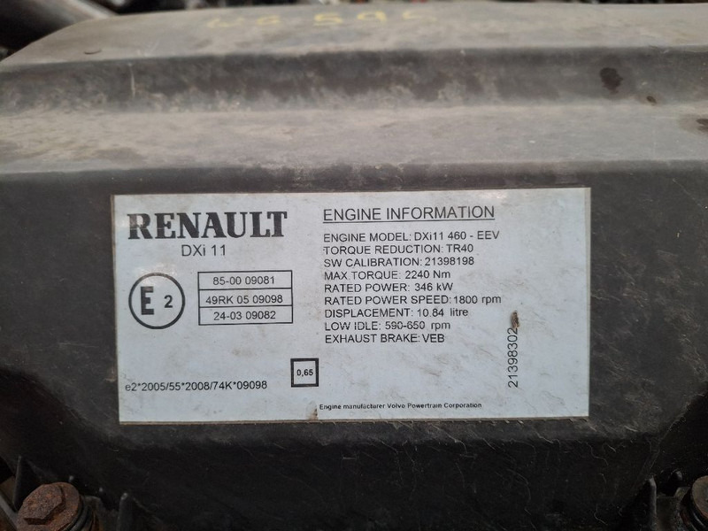 Renault DXI11-460HP - 发动机:图4 Renault DXI11-460HP - 发动机:图4