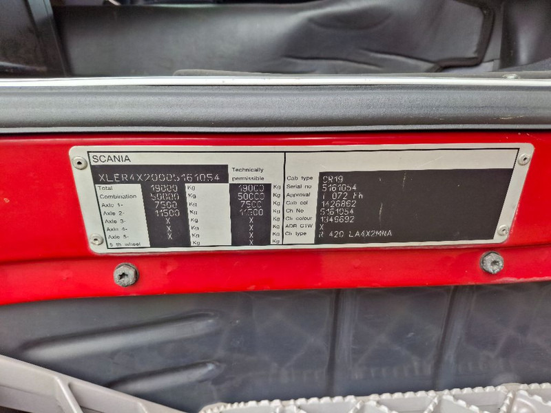 Scania R 420 LA4X2MNA - 牵引车:图5 Scania R 420 LA4X2MNA - 牵引车:图5