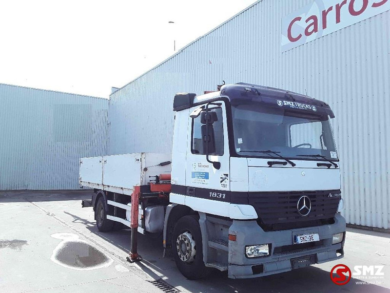 Mercedes-Benz Actros 1831 165000km lames - 栏板式/ 平板卡车:图1 Mercedes-Benz Actros 1831 165000km lames - 栏板式/ 平板卡车:图1