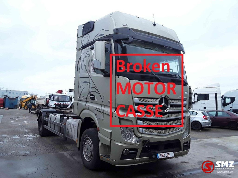 Mercedes-Benz Actros 1851 motor KO broken casse - 集装箱运输车/ 可拆卸车身的卡车:图1 Mercedes-Benz Actros 1851 motor KO broken casse - 集装箱运输车/ 可拆卸车身的卡车:图1