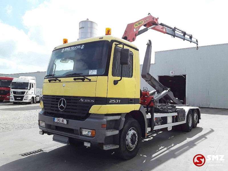 Mercedes-Benz Actros 2631 palfinger pk 14080-4 - 集装箱运输车/ 可拆卸车身的卡车, 起重车:图3 Mercedes-Benz Actros 2631 palfinger pk 14080-4 - 集装箱运输车/ 可拆卸车身的卡车, 起重车:图3