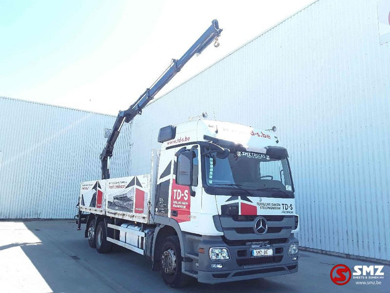 Mercedes-Benz Actros 2636 Hiab 123 B 2+remote - 栏板式/ 平板卡车, 起重车:图1 Mercedes-Benz Actros 2636 Hiab 123 B 2+remote - 栏板式/ 平板卡车, 起重车:图1