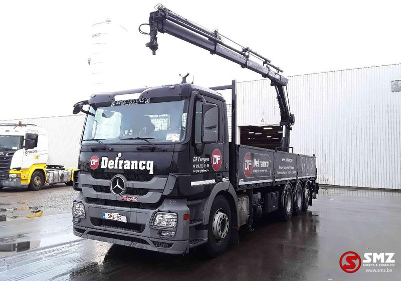 Mercedes-Benz Actros 3236 hiab 166-5remote - 栏板式/ 平板卡车, 起重车:图3 Mercedes-Benz Actros 3236 hiab 166-5remote - 栏板式/ 平板卡车, 起重车:图3