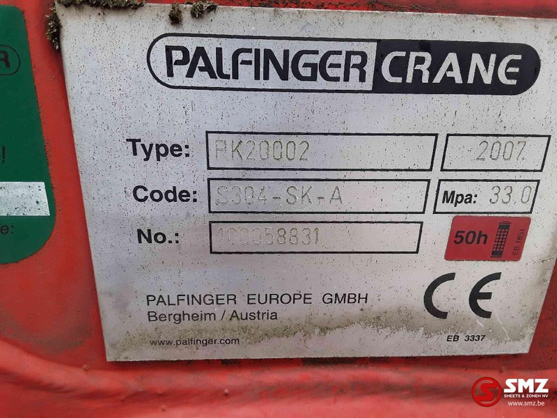 翻斗车, 起重车 Mercedes-Benz Actros 4144 palfinber pk2002/4Ext remote：图12