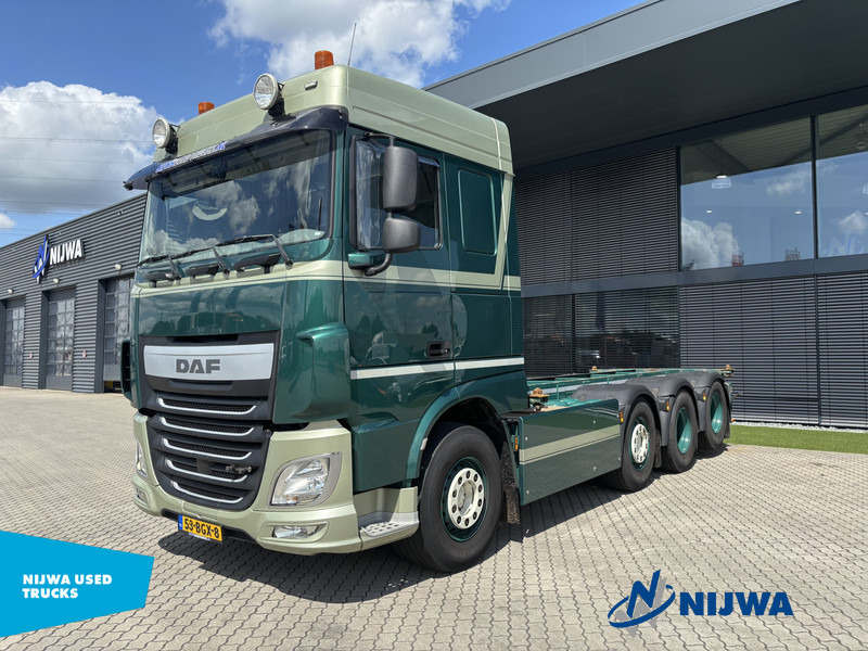 DAF XF 460 8x2 20ft container systeem - 集装箱运输车/ 可拆卸车身的卡车:图1 DAF XF 460 8x2 20ft container systeem - 集装箱运输车/ 可拆卸车身的卡车:图1