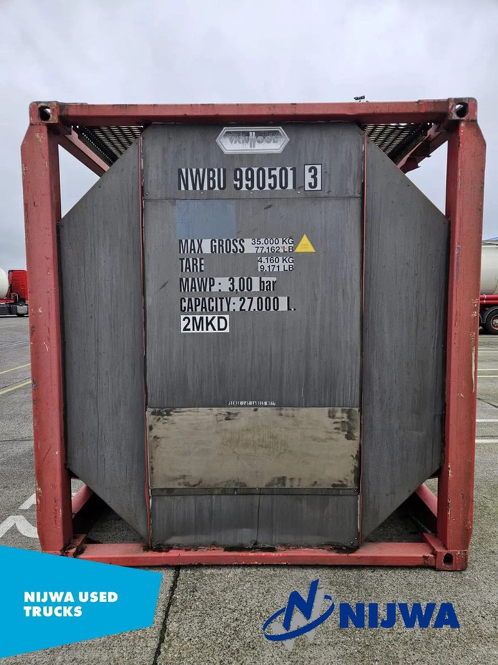 Vanhool TCIS20-27/4 20 FT Container - Non ADR - 罐式集装箱:图2 Vanhool TCIS20-27/4 20 FT Container - Non ADR - 罐式集装箱:图2