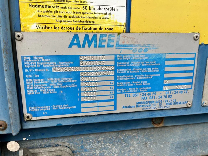 Schmitz Cargobull Schuifzeilen / Coil / Schuifdak - 侧帘半拖车:图5 Schmitz Cargobull Schuifzeilen / Coil / Schuifdak - 侧帘半拖车:图5